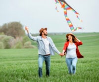 Couple en promenade